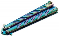 Cuțit Böker Magnum Balisong Rainbow 06EX401 imaginea #2 — magazin online Desire.md