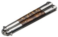 Нож Böker Magnum Balisong Wood Large 06EX405 фото №2 — интернет-магазин Desire.md