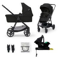 Коляска Kinderkraft Newly 4in1 Mink Pro Black (KSNEWL00BLK400I) фото №2 — интернет-магазин Desire.md