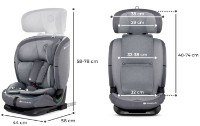 Детское автокресло Kinderkraft Oneto 3 i-Size Cool Grey (KCONE300GRY0000) фото №8 — интернет-магазин Desire.md