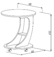 Măsuţă cafea ML-Mobila ML-1 №9 Stejar Craft Alb imaginea #2 — magazin online Desire.md