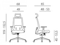 Scaun de birou Antares Edge Black imaginea #3 — magazin online Desire.md