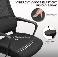 Scaun de birou Antares Faro Black imaginea #7 — magazin online Desire.md