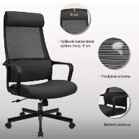 Scaun de birou Antares Faro Black imaginea #9 — magazin online Desire.md