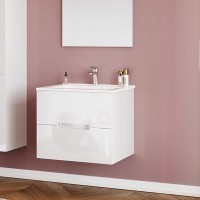 Шкаф с умывальником Savinidue Iris 60 White 12000/F00 фото №2 — интернет-магазин Desire.md