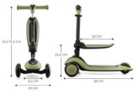Trotinetă KinderKraft Halley Grassland Green (KRHALL00GRE0000) imaginea #3 — magazin online Desire.md