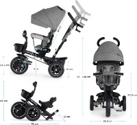 Детский велосипед Kinderkraft Spinstep Grey (KRSPST00GRY0000) фото №7 — интернет-магазин Desire.md