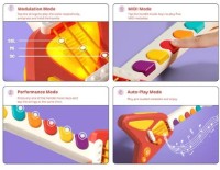 Chitară electrică Mideer MD1215-CT01 imaginea #5 — magazin online Desire.md