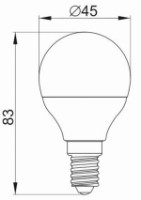 Bec IEK LLE-G45-9-230-30-E14 imaginea #2 — magazin online Desire.md