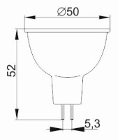 Лампа IEK LLE-MR16-5-230-30-GU5 фото №2 — интернет-магазин Desire.md