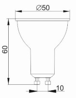 Bec IEK LLE-PAR16-7-230-30-GU10 imaginea #2 — magazin online Desire.md