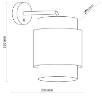 Candelabru de perete Tk-Lighting Boho Black (6550) imaginea #2 — magazin online Desire.md