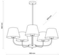 Люстра Tk-Lighting Chicago (3989) фото №2 — интернет-магазин Desire.md