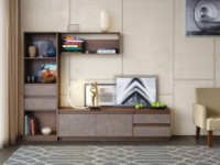 Etajeră Моби Леон Nuc Select Pietros/Piartă Închisă imaginea #3 — magazin online Desire.md