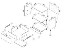 Гостиная Arta Mobilei G14 AM125 Gray фото №3 — интернет-магазин Desire.md