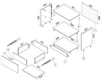 Гостиная Arta Mobilei G04 AM115 Gray фото №3 — интернет-магазин Desire.md