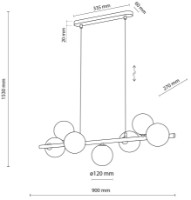 Люстра Tk-Lighting Estera (5668) фото №2 — интернет-магазин Desire.md