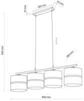 Люстра Tk-Lighting Hilton (4775) фото №2 — интернет-магазин Desire.md