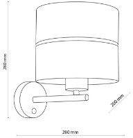 Candelabru de perete Tk-Lighting Hilton Gold (4770) imaginea #2 — magazin online Desire.md