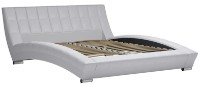Кровать Нижегородмебель&К Оливия 160 Н Марика 483 Белый (без основания) фото №2 — интернет-магазин Desire.md