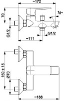 Baterie pentru cadă Armatura Agat (106163) imaginea #2 — magazin online Desire.md