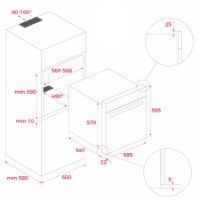 Электрический духовой шкаф Teka HLB 8550 SG BK фото №3 — интернет-магазин Desire.md