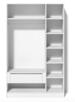 Dulap Fabrik Home Hardy 3 usi Antracit lucios MDF imaginea #2 — magazin online Desire.md