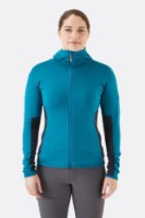 Hanorac de dama Rab Syncrino Mid Fleece Hoody 10 Ultramarine imaginea #2 — magazin online Desire.md