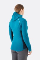 Hanorac de dama Rab Syncrino Mid Fleece Hoody 12 Ultramarine imaginea #3 — magazin online Desire.md