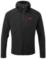 Hanorac pentru bărbați Rab Superflux Hoody S Black/Beluga imaginea #1 — magazin online Desire.md
