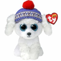 Jucărie de pluș Ty Sleighbell White Dog TY37299