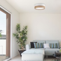 Потолочный светильник Tk-Lighting Linobianco 6577 White/Brown фото №2 — интернет-магазин Desire.md