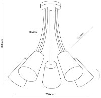 Люстра Tk-Lighting Wire Kids V (6025) фото №2 — интернет-магазин Desire.md
