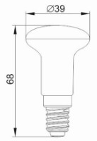 Bec IEK LLE-R39-3-230-40-E14 imaginea #2 — magazin online Desire.md