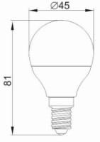 Лампа IEK LLF-G45-5-230-40-E14-CL фото №2 — интернет-магазин Desire.md