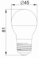 Лампа IEK LLF-G45-5-230-40-E27-CL фото №2 — интернет-магазин Desire.md