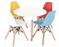 Детский стульчик Deco  Eames Bebe Blue фото №2 — интернет-магазин Desire.md