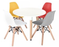 Детский стульчик Deco  Eames Bebe Grey фото №2 — интернет-магазин Desire.md