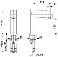 Смеситель для умывальника Armatura Logon (106169) фото №2 — интернет-магазин Desire.md