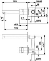 Baterie lavoar Armatura Logon (114557) imaginea #3 — magazin online Desire.md