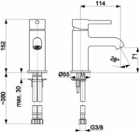 Baterie lavoar Armatura Moza (109125) imaginea #2 — magazin online Desire.md