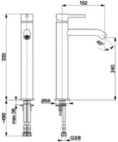 Смеситель для умывальника Armatura Moza (109126) фото №2 — интернет-магазин Desire.md