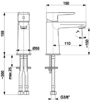 Baterie lavoar Armatura Neon (103911) imaginea #2 — magazin online Desire.md