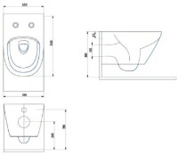 Унитаз Ege Vitrifiye E88303214 фото №2 — интернет-магазин Desire.md
