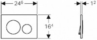 Кнопка смыва Geberit Sigma20 (115.882.KJ.1) фото №2 — интернет-магазин Desire.md