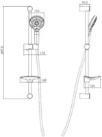 Set pentru duș Imprese 6601103 imaginea #2 — magazin online Desire.md