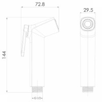 Гигиенический душ Imprese f03700101LB фото №2 — интернет-магазин Desire.md