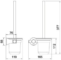 Perie WC Imprese Podzima Zrala ZMK02170826 imaginea #2 — magazin online Desire.md
