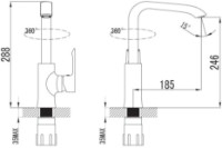 Baterie bucătărie Imprese Vyskov 55340 imaginea #2 — magazin online Desire.md