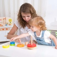 Пирамидка Tooky Toy TKF004 фото №3 — интернет-магазин Desire.md